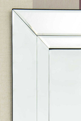 MirrorOutlet Cranbury All Glass Full Length Mirror 174 x 85 CM