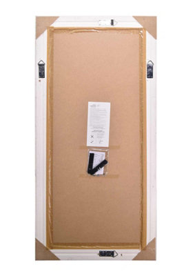 MirrorOutlet Davenport Cream Ornate Flourish Full Length Mirror 164 x 78cm