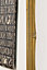 MirrorOutlet Fraser Gold Beaded Dress Mirror 102 x 71 CM