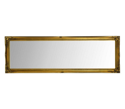 MirrorOutlet Fraser Gold Beaded Dress Mirror 122 x 41 CM