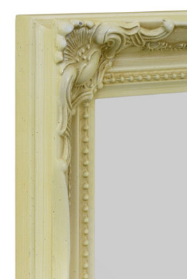 MirrorOutlet Fraser Ivory Beaded Dress Mirror 122 x 41cm