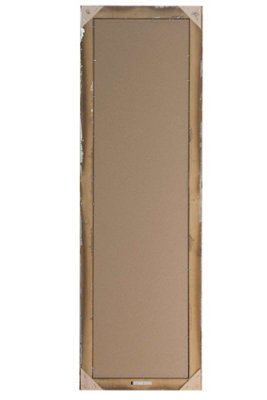 MirrorOutlet Fraser Silver Beaded Dress Mirror 122 x 41cm