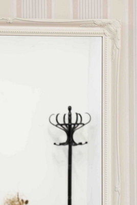MirrorOutlet Fraser White Beaded Dress Mirror 98 x 68 CM