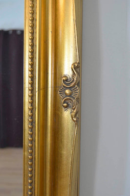 MirrorOutlet Hamilton Vintage Gold Antique Design Leaner Mirror 168 x 107cm
