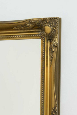 MirrorOutlet Hamilton Vintage Gold Antique Design Small Mirror 76 x 66cm