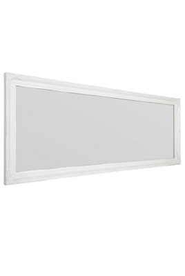 MirrorOutlet Hamilton White Shabby Chic Design Full Length Mirror 198 x 75 cm