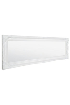 MirrorOutlet Hamilton White Shabby Chic Design Mirror 137 x 46 CM