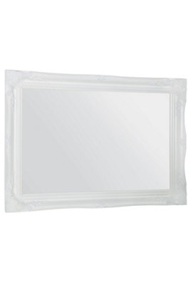 MirrorOutlet Hamilton White Shabby Chic Design Mirror 91 x 66cm