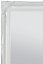 MirrorOutlet Hamilton White Shabby Chic Design Wall Mirror 107 x 76 CM