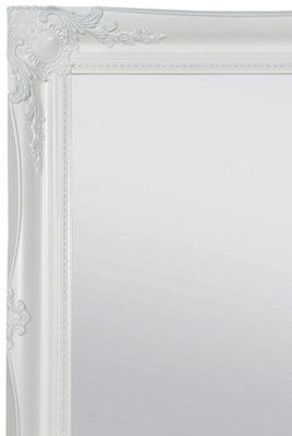 MirrorOutlet Hamilton White Shabby Chic Design Wall Mirror 107 x 76 CM