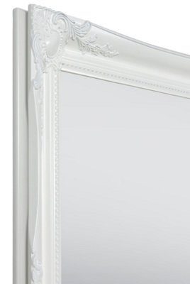 MirrorOutlet Hamilton White Shabby Chic Design Wall Mirror 107 x 76 CM