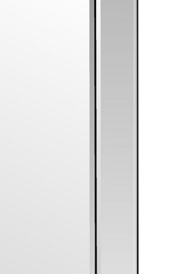 MirrorOutlet Horsley All Glass Modern Dress Mirror 120 x 48 CM