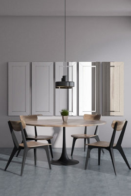 MirrorOutlet Horsley All Glass Modern Dress Mirror 120 x 48 CM