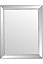 MirrorOutlet Horsley All Glass Modern Large Wall Mirror 120 x 94cm