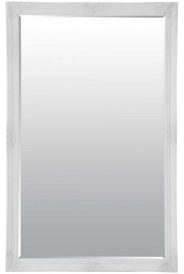 MirrorOutlet Kingsbury Full Length leaner White Classical Antique Large Wall Mirror 168 x 107 CM