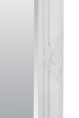 MirrorOutlet Kingsbury Full Length leaner White Classical Antique Large Wall Mirror 168 x 107 CM