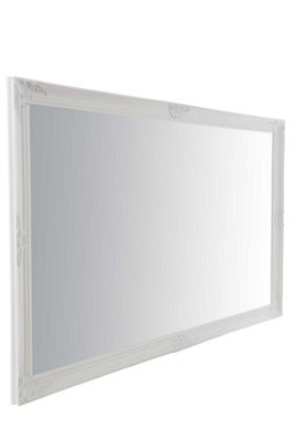 MirrorOutlet Kingsbury Full Length leaner White Classical Antique Large Wall Mirror 168 x 107 CM