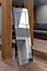 MirrorOutlet Langley All Glass Bevel Free Standing Cheval Dress Mirror 5ft7 x 1ft11, 170cm x 58cm