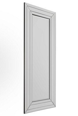 MirrorOutlet Langley All Glass Modern Bevelled Dress Mirror 120 x 50CM