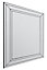 MirrorOutlet Langley All Glass Modern Bevelled Wall Mirror 144 x 115.5 CM