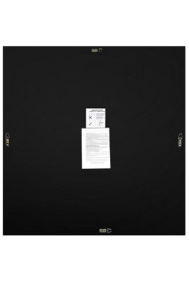 MirrorOutlet Langley All Glass Modern Bevelled Wall Mirror 144 x 115.5 CM