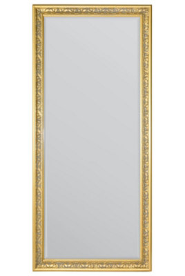 MirrorOutlet Langton Gold Shabby Chic Classical design full length leaner Mirror 160 x 73 CM