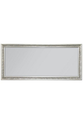 MirrorOutlet Langton Silver Shabby Chic Dress Mirror 160 x 73 CM