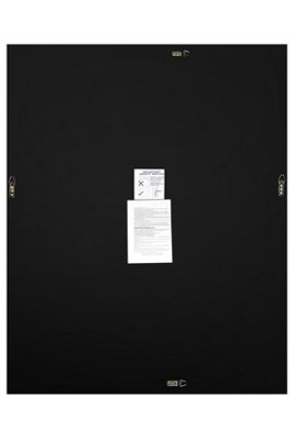 MirrorOutlet Luxford All Glass Bevelled Large Dress Mirror 144 x 115.5CM, 4ft8 x 3ft9