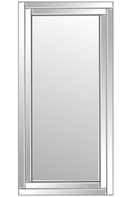 MirrorOutlet Luxford All Glass Bevelled Large Full Length Mirror 174 x 85CM, 5ft9 x 2ft9
