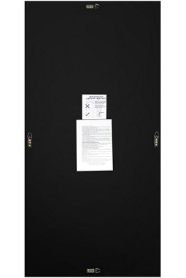 MirrorOutlet Luxford All Glass Bevelled Large Full Length Mirror 174 x 85CM, 5ft9 x 2ft9