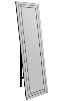 MirrorOutlet Luxford All Glass Free Standing Cheval Dress Mirror 150 x 40CM