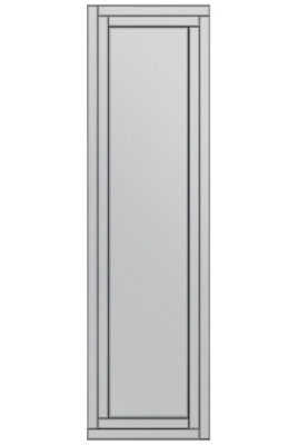 MirrorOutlet Luxford All Glass Free Standing Cheval Dress Mirror 150 x 40CM