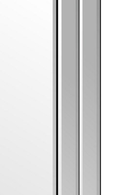 MirrorOutlet Luxford All Glass Free Standing Cheval Dress Mirror 150 x 40CM