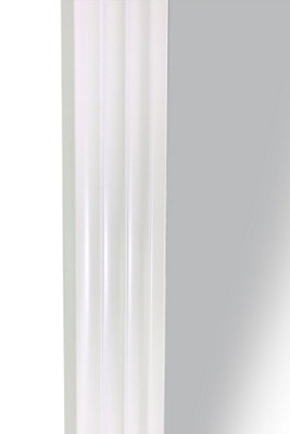 MirrorOutlet Modern Bright White Wall Mirror 167cm x 106cm