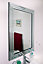 MirrorOutlet Oakley All Glass Triple Edge Bevelled Wall Mirror 100 x 70 CM