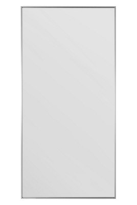MirrorOutlet The Artus Silver Aluminium Edged Wall Mirror 200CM X 100CM