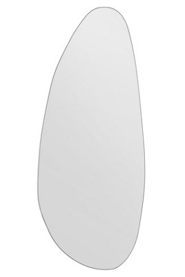 MirrorOutlet The Lacuna Frameless Pond Wall Mirror 140 x 58CM