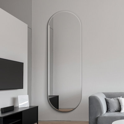 MirrorOutlet The Lacuna Frameless Pond Wall Mirror 180 x 65CM