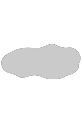 MirrorOutlet The Lacuna Frameless Pond Wall Mirror 71" X 32" (180CM X 80CM)