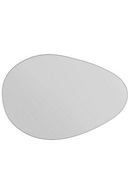 MirrorOutlet The Lapillus Frameless Pebble Wall Mirror 47" X 32" (120CM X 80CM)
