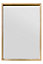MirrorOutlet The Naturalis - Solid Oak Rounded Corner Wall Mirror 39" X 27.5" (100CM X 70CM) Scandinavian 'Scandi' Inspired