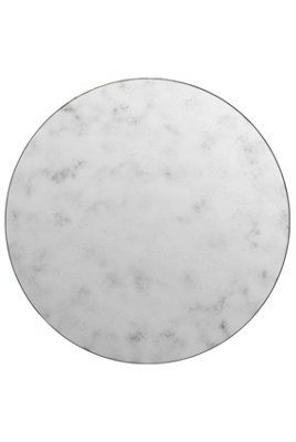 MirrorOutlet The Vetus Round Circular Antiqued Mirror with Polished Edge 100 x 100CM