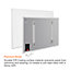 Mirrorstone 1200W NXT Gen Infrared Heating Panel For Ceiling Installation (With Suspension Kit)