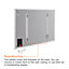Mirrorstone 1200W NXT Gen Infrared Heating Panel For Ceiling Installation (With Suspension Kit)