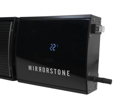 Mirrorstone 1200W Zenos Wi-Fi Remote Controllable Infrared Bar Heater, Wall/Ceiling Mount, Indoor Electric Heater