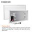 Mirrorstone 180W Classic Infrared Heating Panel With White Frame