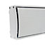 Mirrorstone 2400W Zenos White Infrared Bar Heater, Wall/Ceiling Mount, Indoor Electric Heater