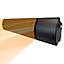 Mirrorstone 3000W Helios Infrared Bar Heater In Black Finish, Wall/Ceiling Mount, Indoor Electric Heater