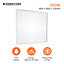 Mirrorstone 350W Classic Infrared Heating Panel With White Frame