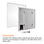 Mirrorstone 350W Classic Infrared Heating Panel With White Frame